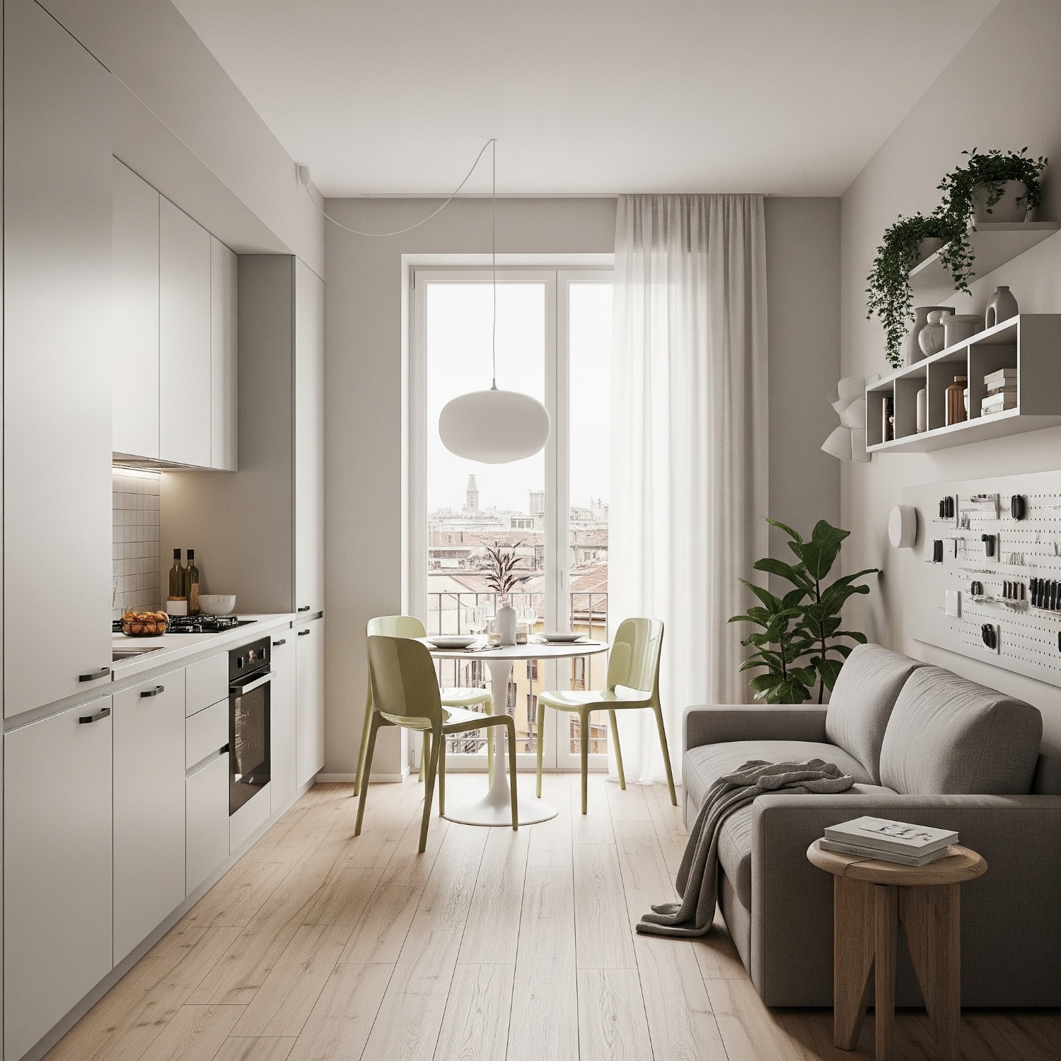 Bilocale di charme all’ultimo piano in Porta Romana